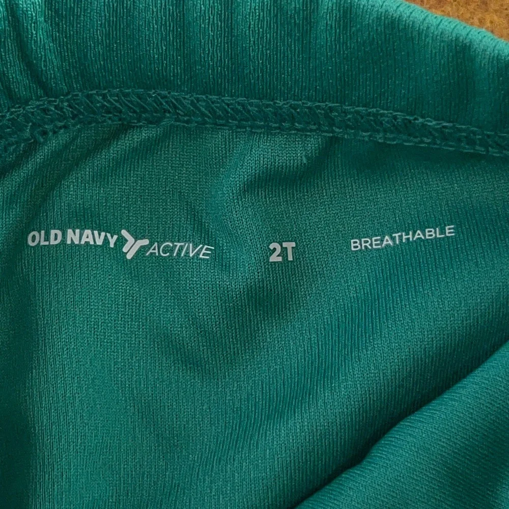 Old Navy Toddler 2T Green Blue Active Mesh Athletic Shorts Bundle NWT